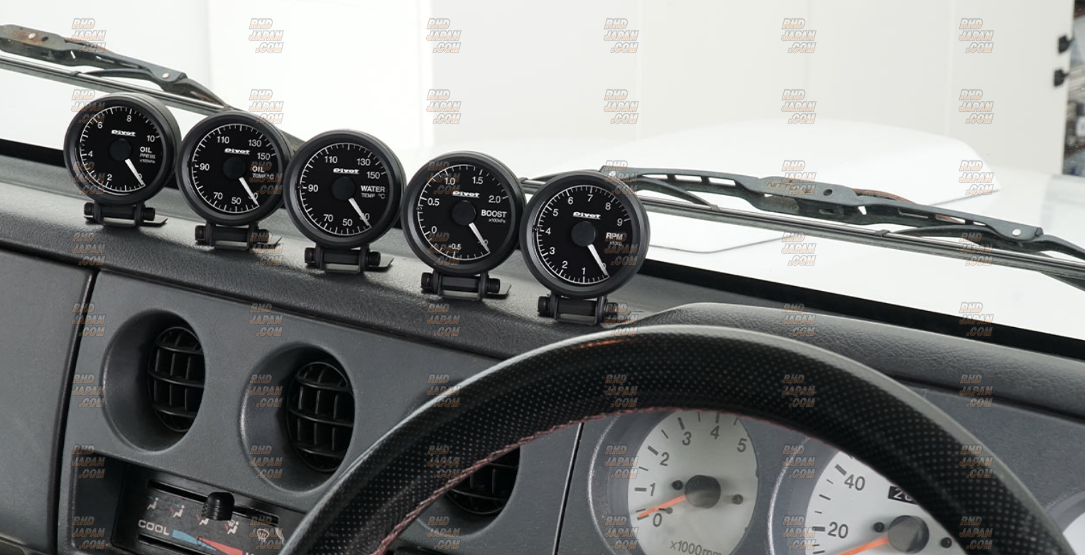 Pivot GT Gauge 52 Boost Meter - Sensor Type Green Illumination